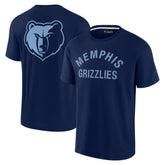 Memphis Grizzlies Unisex Elements Super Soft Short Sleeve T-Shirt Navy - NBA