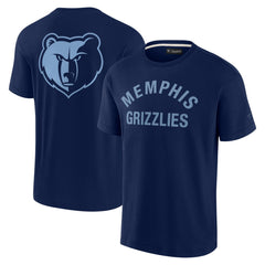 Memphis Grizzlies Unisex Elements Super Soft Short Sleeve T-Shirt Navy - NBA