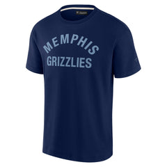 Memphis Grizzlies Unisex Elements Super Soft Short Sleeve T-Shirt Navy - NBA