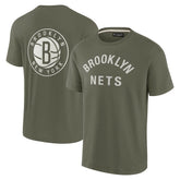 Brooklyn Nets Unisex Elements Super Soft Short Sleeve T-Shirt Olive - NBA