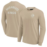 Sacramento Kings Unisex Elements Super Soft Long Sleeve T-Shirt Khaki - NBA