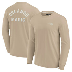 Orlando Magic Unisex Elements Super Soft Long Sleeve T-Shirt Khaki - NBA