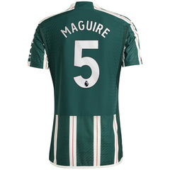 Harry Maguire Manchester United 2023/24 Away Player Jersey Green | Adidas