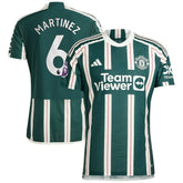 Lisandro Martínez Manchester United 2023/24 Away Player Jersey Green | Adidas discount
