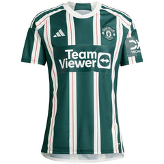 Christian Eriksen Manchester United 2023/24 Away Replica Player Jersey Green | Adidas