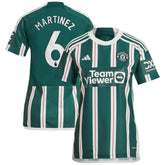 Lisandro Martínez Manchester United Women's 2023/24 Away Replica Player Jersey Green | Adidas Sale