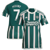 Mason Mount Manchester United Women's 2023/24 Away Replica Player Jersey Green | Adidas cheap