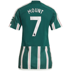 Mason Mount Manchester United Women's 2023/24 Away Replica Player Jersey Green | Adidas cheap