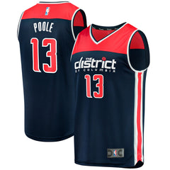 Jordan Poole Washington Wizards Youth Fast Break Player Jersey Statement Edition Navy - NBA