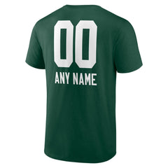Green Bay Packers Personalized Name & Number Team Wordmark T-Shirt Green | NFL