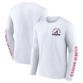 Atlanta Braves Fanatics Press Box Long Sleeve T-Shirt - MLB