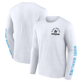 Miami Marlins Fanatics Press Box Long Sleeve T-Shirt - MLB