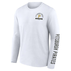 Pittsburgh Pirates Fanatics Press Box Long Sleeve T-Shirt - MLB