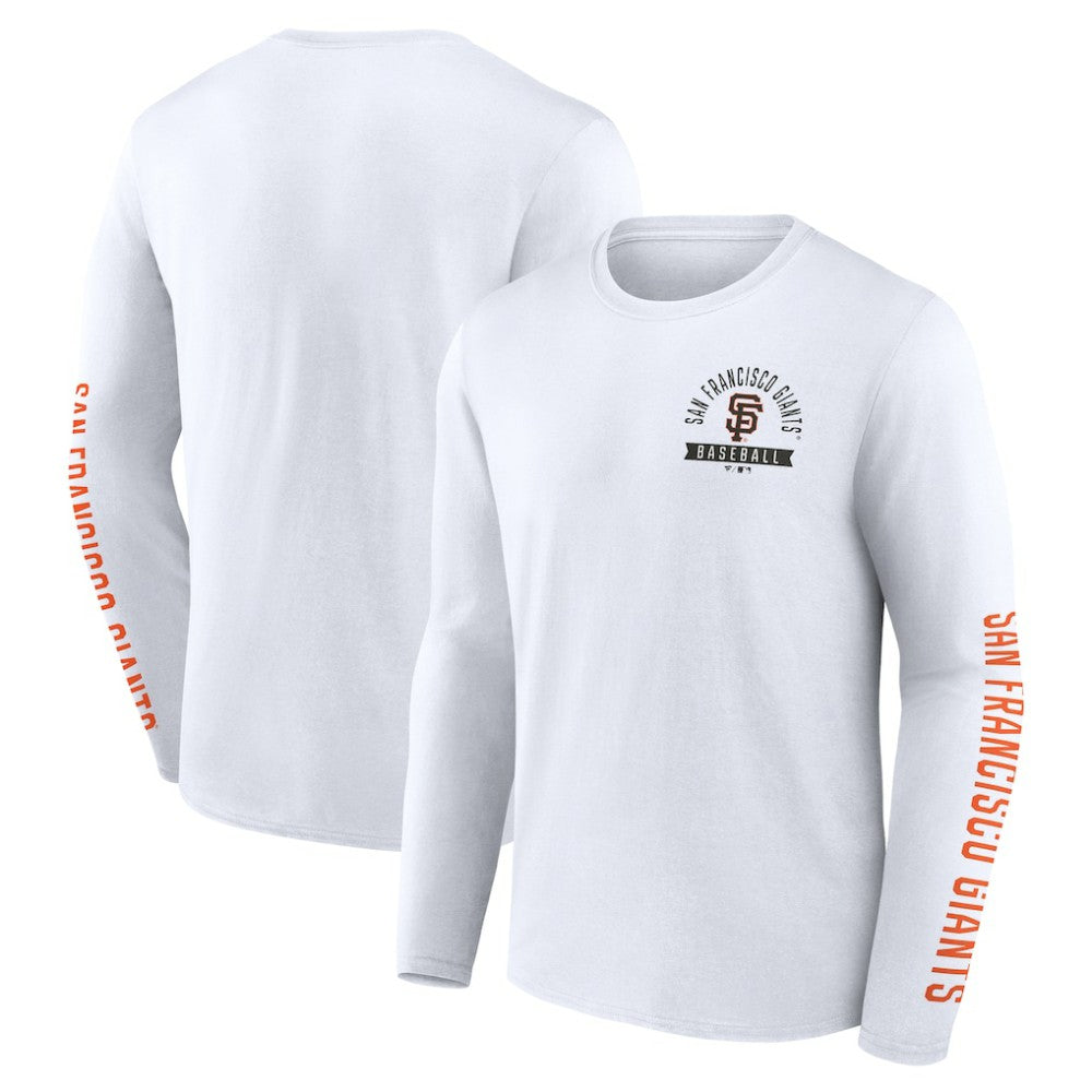 San Francisco Giants Fanatics Press Box Long Sleeve T-Shirt - MLB