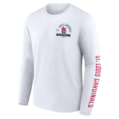 St. Louis Cardinals Fanatics Press Box Long Sleeve T-Shirt - MLB