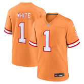 Rachaad White Tampa Bay Buccaneers Alternate Game Jersey Orange | Nike for Sale