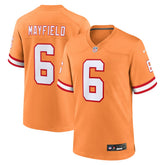 Baker Mayfield Tampa Bay Buccaneers Throwback Game Jersey Orange | Nike for Sale