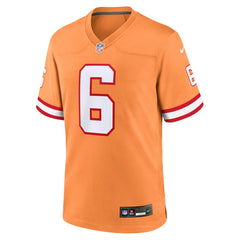 Baker Mayfield Tampa Bay Buccaneers Throwback Game Jersey Orange | Nike for Sale