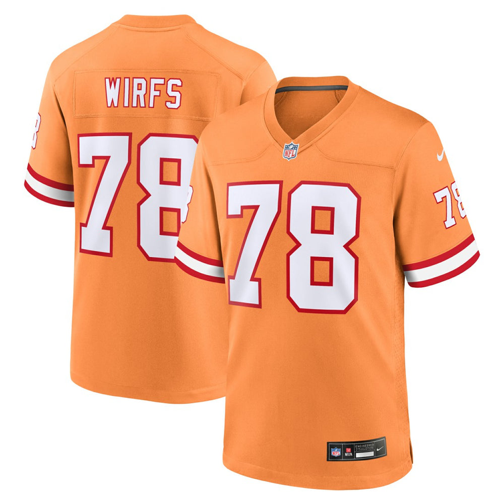 Tristan Wirfs Tampa Bay Buccaneers Alternate Game Jersey Orange | Nike for Sale