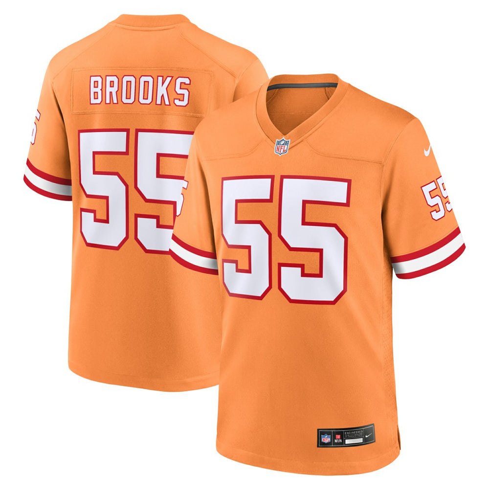 Derrick Brooks Tampa Bay Buccaneers Throwback Game Jersey Orange | Nike for Sale