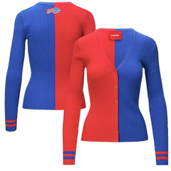Buffalo Bills STAUD Women's Cargo Sweater Red/Royal | NFL