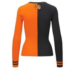Cincinnati Bengals STAUD Women's Cargo Sweater Black/Orange | NFL