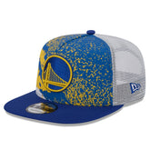 Golden State Warriors Court Sport Speckle 9FIFTY Snapback Hat Royal - NBA