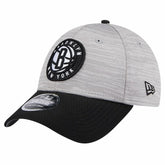 Brooklyn Nets Active Digi-Tech Two-Tone 9FORTY Adjustable Hat Heather Gray/Black - NBA