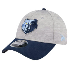 Memphis Grizzlies Active Digi-Tech Two-Tone 9FORTY Adjustable Hat Heather Gray/Navy - NBA