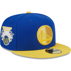 Golden State Warriors Gameday Gold Pop Stars 59FIFTY Fitted Hat Royal/Gold - NBA