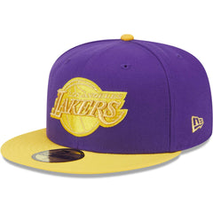 Los Angeles Lakers Gameday Gold Pop Stars 59FIFTY Fitted Hat Purple/Gold - NBA