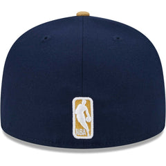 New Orleans Pelicans Gameday Gold Pop Stars 59FIFTY Fitted Hat Navy/Gold - NBA