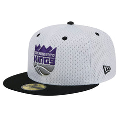 Sacramento Kings Throwback 2Tone 59FIFTY Fitted Hat White/Black - NBA