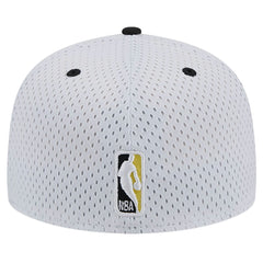 Utah Jazz Throwback 2Tone 59FIFTY Fitted Hat White/Black - NBA