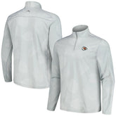 Kansas City Chiefs Delray Frond IslandZone Half-Zip Sweatshirt Gray | Tommy Bahama
