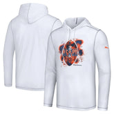 Chicago Bears Graffiti Touchdown Pullover Hoodie White | Tommy Bahama