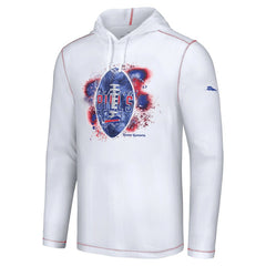 Buffalo Bills Graffiti Touchdown Pullover Hoodie White | Tommy Bahama