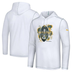 Green Bay Packers Graffiti Touchdown Pullover Hoodie White | Tommy Bahama