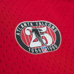 Deion Sanders Atlanta Falcons Retired Player Name & Number Mesh Top Red | Mitchell & Ness