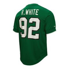 Reggie White Philadelphia Eagles Retired Player Name & Number Mesh Top Kelly Green | Mitchell & Ness