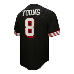 Steve Young San Francisco 49ers Retired Player Name & Number Mesh Top Black | Mitchell & Ness