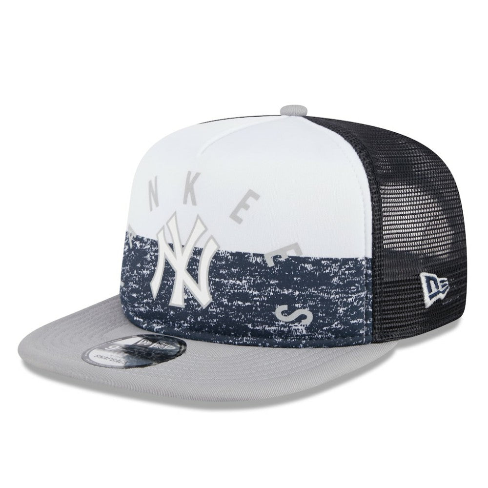 New York Yankees New Era Team Foam Front A-Frame Trucker 9FIFTY Snapback Hat - MLB