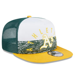 Athletics New Era Team Foam Front A-Frame Trucker 9FIFTY Snapback Hat - MLB