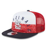 St. Louis Cardinals New Era Team Foam Front A-Frame Trucker 9FIFTY Snapback Hat - MLB