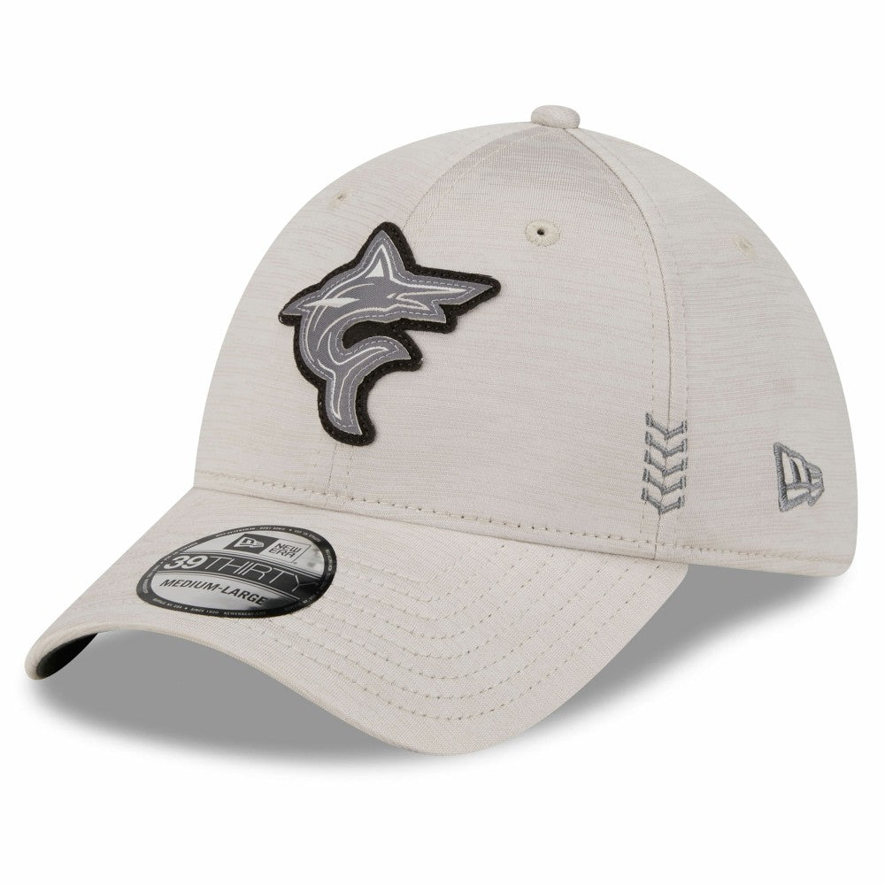 Miami Marlins New Era 2024 Clubhouse 39THIRTY Flex Hat - MLB