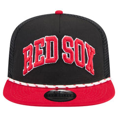 Boston Red Sox New Era Throwback Meshback Golfer Hat - MLB
