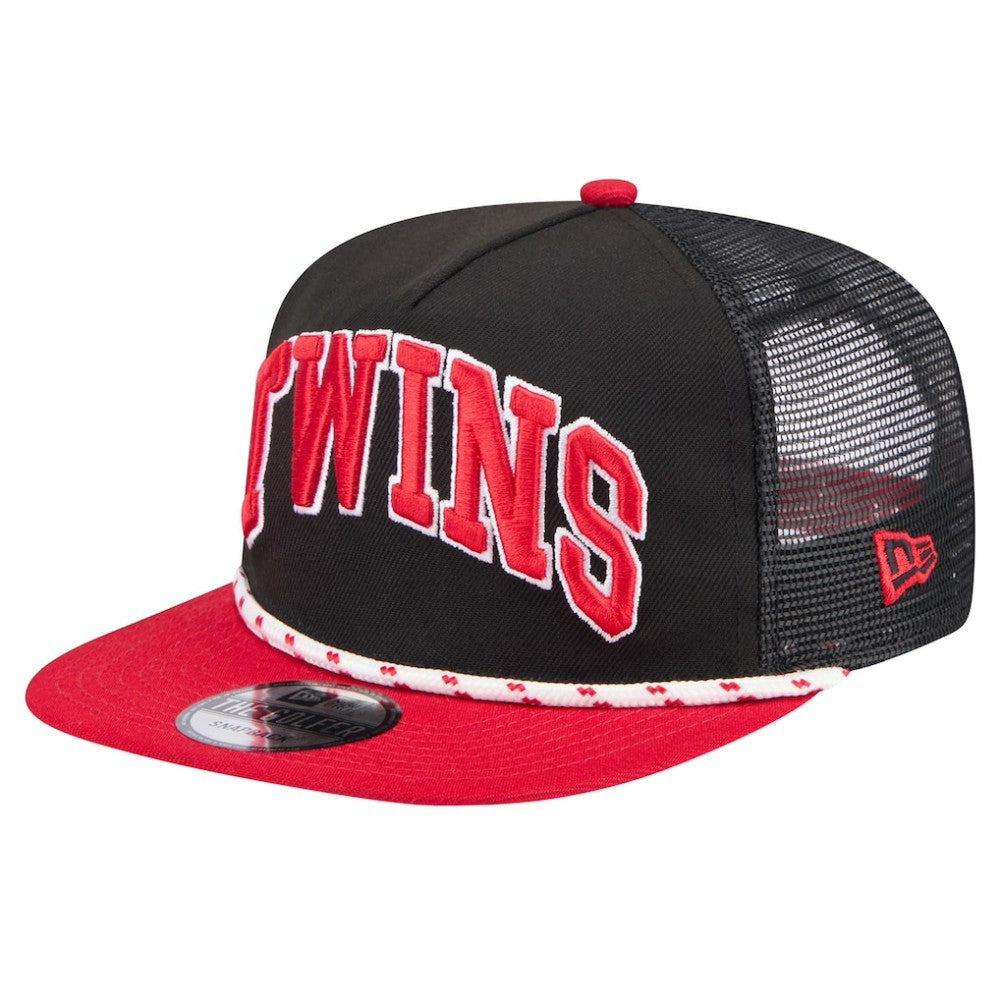Minnesota Twins New Era Throwback Meshback Golfer Hat - MLB