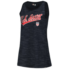USWNT 5th & Ocean by New Era Women's Athletic Cross Back Tank Top Navy | New Era online