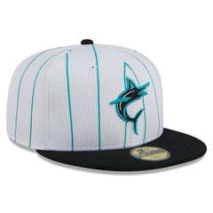 Miami Marlins New Era 2025 Batting Practice 59FIFTY Fitted Hat - MLB
