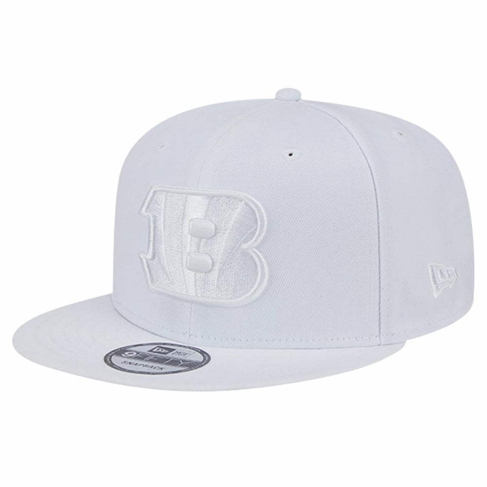 Cincinnati Bengals New Era Main White on White 9FIFTY Snapback Hat | NFL